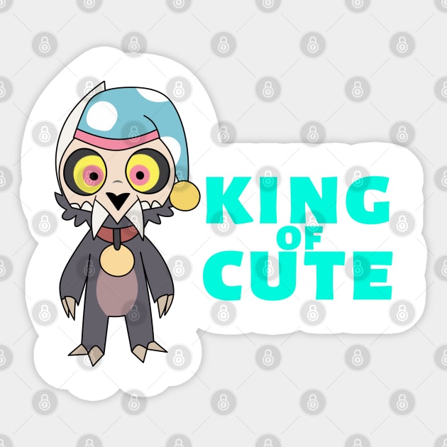 King - The Owl House Sticker by rentaire